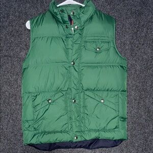 Lands' End Kids Green Puffer Vest